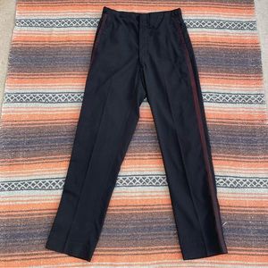 Vintage antique 1930s black slacks